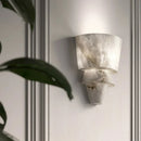 Axyaa Art Deco Marble Wall Light G4 Bulb Sconce for Home Dining Room Bedroom
