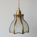 Axyaa Tiffany Glass LED Wall Light with Pull Chain Switch, Nordic Modern Design