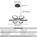 Axyaa Modern Iron Ceiling Chandelier Pendant Lights for Home Decor and Indoor Fixtures