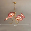 Axyaa Lotus Glass LED Chandelier: Modern Nordic Minimalist Design for Luxurious Home Lighting