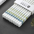 Axyaa Ceramic Chopsticks Set: Anti-Slip, Food Grade Flowers, Antibacterial, Mildew Resistant