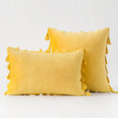 Black Tassel Pillowcases by Axyaa - Velvet Holiday Home Decoration Gift
