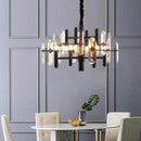 Axyaa Crystal Chandelier Pendant Lights for Luxury Living Room & Dining Room Lighting