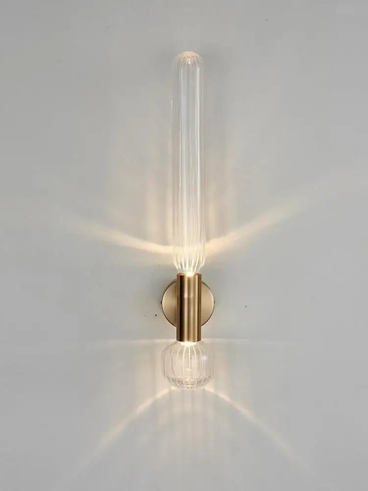 Nordic Style Art Glass Living Room LED Wall Lamp by Axyaa