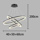 Axyaa Modern LED Pendant Light Chandeliers for Living and Dining Room