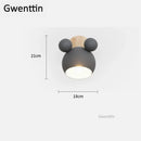 Axyaa Mouse Wall Lamp: Modern Nordic LED Sconce for Children's Bedroom and Home Decor