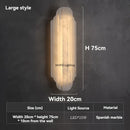 Axyaa Marble Wall Lamp: Spanish Postmodern Luxury Lighting Fixture for Home Decor