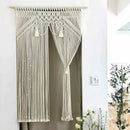 Axyaa Macrame Rope Curtain Living Room Wall Hanging Wedding Decor