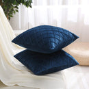 Axyaa Velvet Cushion Cover Set - Soft Nordic Throw Pillowcase for Home Decor