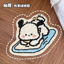 Axyaa Cartoon Plush Dresser Mat: Soft Bedroom Rug for Girls, Ideal Gift