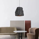 Axyaa Imitation Stone Black Droplight for Japanese Wabi Sabi Decor