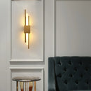 Axyaa Gold LED Wall Sconce Lighting for Modern Indoor Decor