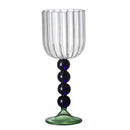 Axyaa Nordic Ripple Red Wine Glass, 360ml, Creative Design, 1 Piece