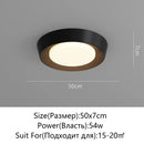 Axyaa Round LED Ceiling Light - Dimmable Surface Mounted Design for Minimalist Home