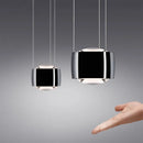 Axyaa Modern Aluminum LED Pendant Light with Dimming Remote Control