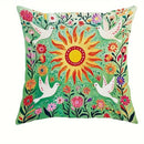 Colorful Floral & Animal Pattern Pillow Covers by Axyaa - Sofa Bedroom Car Pillow Cover