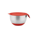 Axyaa Stainless Steel Mixing Bowl Set with Lid and Non-Slip Bottom