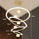 Axyaa Modern Luxury Home Decoration Staircase Living Room Pendant Lights