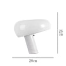 Axyaa Marble Touch Table Lamp for Living Room Bedroom Study Desk Decor, Postmodern Design