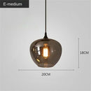 Axyaa Modern Glass Chandeliers for Dining Living Room Kitchen Office Coffee Hanging Lamp