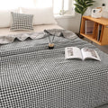 Axyaa Washed Quilted Blanket Bed Cover Double Quilted 150180200 Single Queen Summer