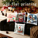 Christmas Animal Holiday Pillows Pattern Cushion Cover for Sofa Bedroom Car - Axyaa