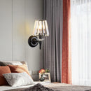 Axyaa Postmodern Crystal Sconce Wall Lamp for Bedroom Living Room Decor