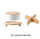 Axyaa Ceramic Bowl: Mixed Dim Sum & Fruit Snack with Melon Seeds, Nuts & Dried Fruit