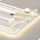 Axyaa Leafless Fan Lamp - Modern & Elegant Lighting Fixture for Living Room