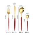 Axyaa Stainless Steel Cutlery Set: Knife Fork Teaspoons Coffee Spoons Dinnerware Kitchen
