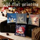 Axyaa Christmas Cartoon Pattern Cushion Cover for Sofa, Bedroom, Car - Decorative Pillow Cover