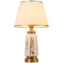 Axyaa Modern Ceramic Deer Table Lamp: LED Nordic Style for Home Living Room Bedroom.