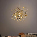 Axyaa Nordic Art Stainless Steel Chandelier for Living Room, Bar, and Kitchen Decor