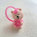 Axyaa Bear Silicone Straw Covers for 7-8mm Cups Cute Cartoon Cap