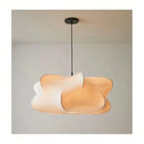 Axyaa Silk Flannel Pendant Chandelier - Wabi Sabi Living Room Ceiling Lamp