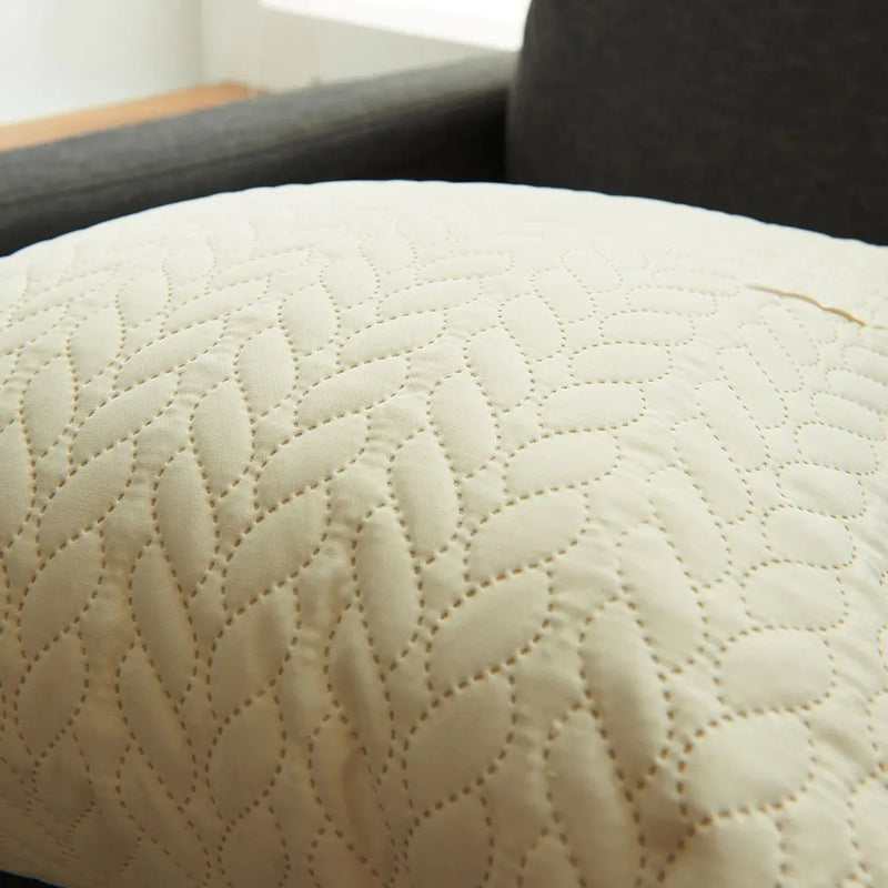 Axyaa Nordic Style Quilting Cushion Cover - Soft Cozy Throw Pillow for Home Decor