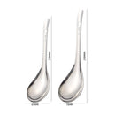 Axyaa Large Round Head Stainless Steel Soup Spoon Rice Ladle with Big Capacity