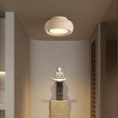 Axyaa Yellow Travertine LED Ceiling Lamp for Home Decor