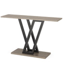 Axyaa Industrial Entryway Console Table, 43 Inch Home Furniture