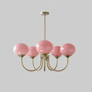 Axyaa Glass Chandelier Pendant Light for Elegant Living & Dining Room Decor