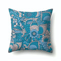 Axyaa Nordic Floral Print Cushion Cover - 45x45CM