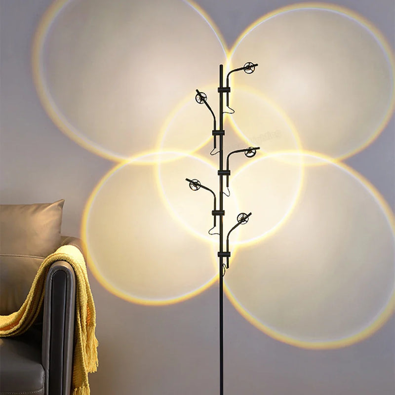 Axyaa Sunset Table Lamp Contemporary Design Chrome Living Room Bedroom Night Light