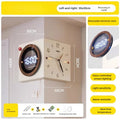 Axyaa Elegant Double-Sided Wall Clock for Living Room, High-End Design