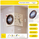 Axyaa Elegant Double-Sided Wall Clock for Living Room, High-End Design