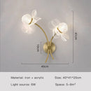 Axyaa LED Flower Wall Lamp for Bedroom Dining Room Living Room Decor