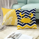 Pineapple Leaf Cushion Cover - Axyaa Summer Yellow Decor Pillowcase