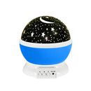 Axyaa Starry Night Light Projector 360° Rotation 12 Color Changing LED USB Lamp