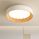 Axyaa Wood Grain LED Ceiling Chandelier for Modern Home Decor