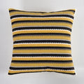 Geometric Embroidered Pillow Cover 45x45cm for Living Room by Axyaa