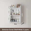 Axyaa Bathroom Corner Shelf Organizer for Toiletries Storage